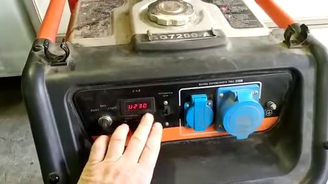 Генератор GG7200A, плановое ТО смотреть онлайн