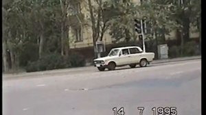 Москва 90ых.  14 июля 1995. От Кутузовского до Большой Филевской.