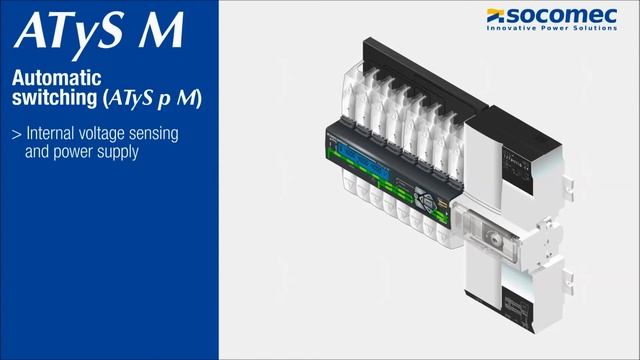 Transfer switching technology by Socomec – ATyS M (40-160A) смотреть онлайн