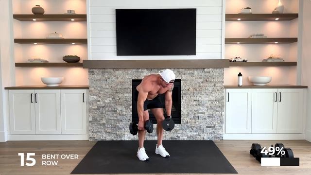 Тренировка на все тело с гантелями