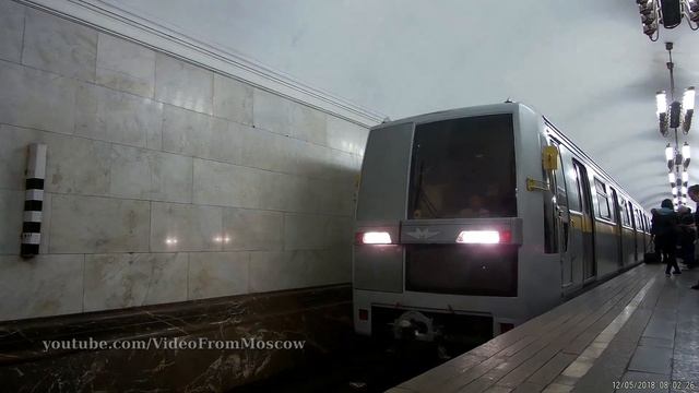 Парад поездов метро 2018, Курская // Parade of subway trains, Kurskaya смотреть онлайн