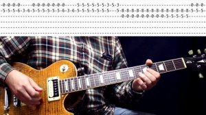 Играем все риффы Sad But True - Metallica! Полный разбор!