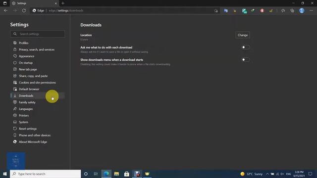 How to Change Default Downloads Folder on Microsoft Edge | Modify default downloads Location смотреть онлайн