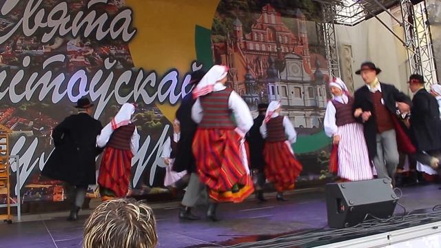 Минск. День культуры Литвы. 5ч.(23). Литовский танец на сцене. 24.06.2017. Беларусь. смотреть онлайн