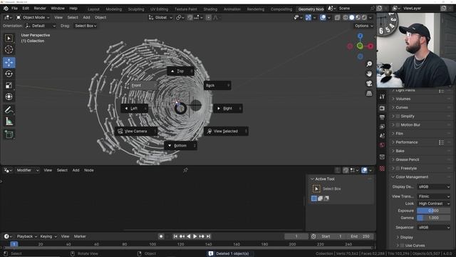 Lesson 6. INTRO TO MOTION GRAPHICS in Blender смотреть онлайн