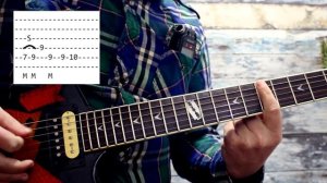 Быстрый Lick Master of Puppets припев!!! Играем как Хетфилд!