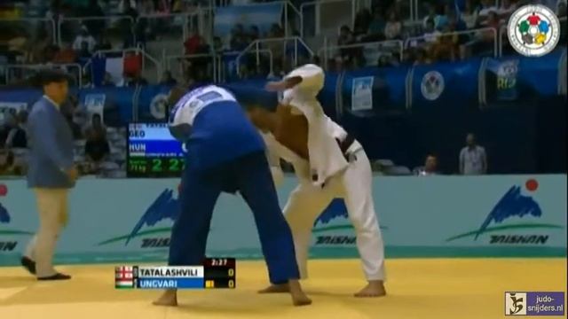 Judo 2013 World Championship Rio de Janeiro: Tatalashvili (GEO) - Ungvari (HUN) [-73kg] смотреть онлайн