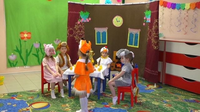 "Кошкин дом". Спектакль в исполнении старшей группы. 2023 год смотреть онлайн