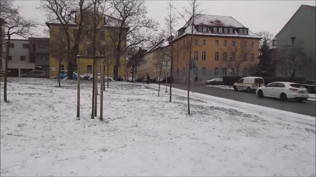 Одна минута из жизни снежного Ваймара. Жизнь в Германии. смотреть онлайн