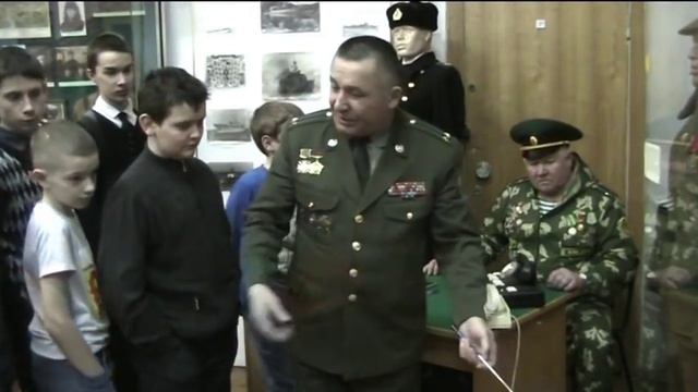 Введенская школа на выставке к 100 летию Погран войск. 14.02.2018 смотреть онлайн