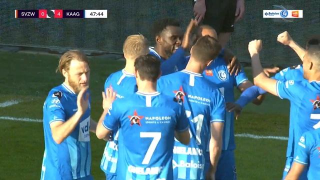 ⚽️ (0-4) Michael Ngadeu | Zulte Waregem 🆚 KAA Gent смотреть онлайн