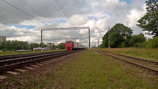 ЭТ2М-032 по ст. Детскосельская смотреть онлайн