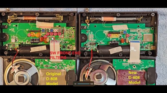 XHDATA D 808 Original VS NEW Version internal circuit thanks to N9EWO Dave radio page смотреть онлайн