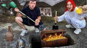 НАШЛИ КЛАД С ЖЕНОЙ. МЫ ТЕПЕРЬ МИЛЛИОНЕРЫ