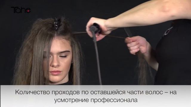 Tahe Power Shampoo - выпрямляющий шампунь,  устраняющий пушистость волос