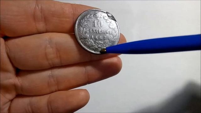 Италия 10 чентезимо 1862-1867 смотреть онлайн