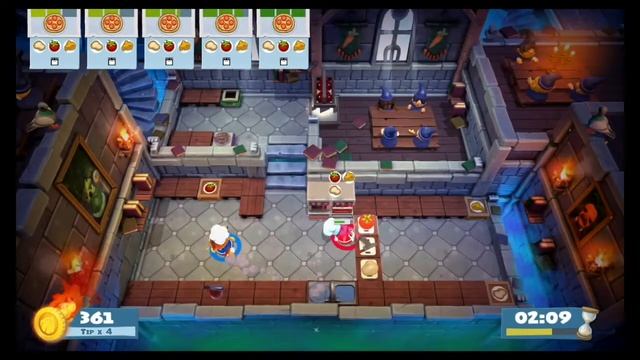 Overcooked 2 [Nintendo Switch] - World 3 Level 1 - 3 stars!!! смотреть онлайн
