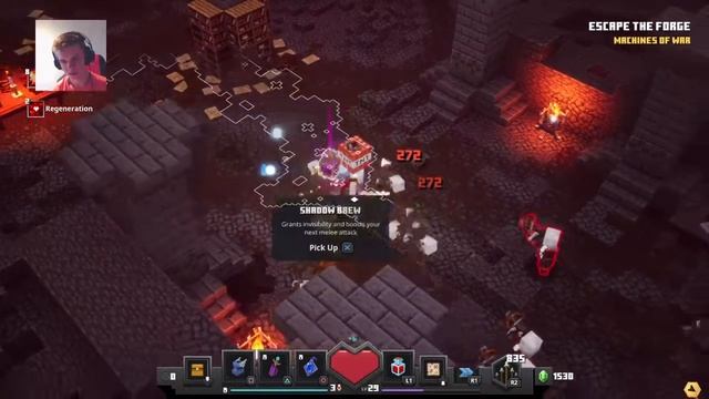 Max streams: Minecraft Dungeons! Part 2 смотреть онлайн