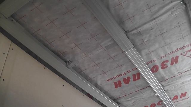 крепление бокового потолочного профиля гкл