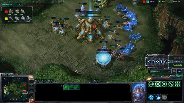 StarCraft 2 - SC431 - Mana (P) vs Sattini (T) on Lost Temple смотреть онлайн
