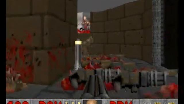Final Doom: TNT Evilution - MAP09 Stronghold, part 1 смотреть онлайн