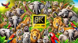 ДИКАЯ ПРИРОДА И ПРИКЛЮЧЕНИЯ ЖИВОТНЫХ 4K VIDEO ULTRA HD