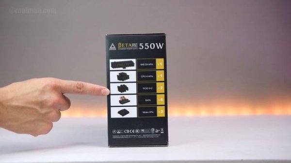 Montech Beta 550W Power Supply | Gaming power supply