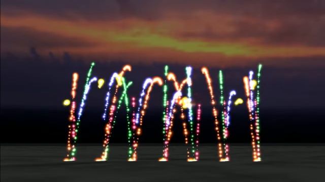 Дневной фейерверк