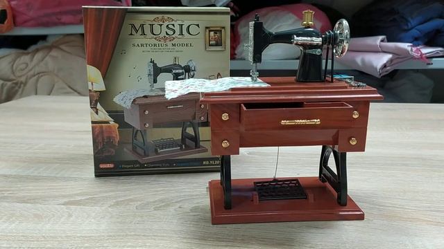 Музыкальная шкатулка "Швейная машинка", обзор смотреть онлайн
