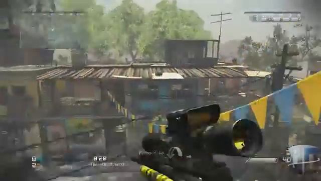 COD Ghosts FAVELA Sniping Gameplay! Call of Duty Ghosts Invasion DLC Map Pack смотреть онлайн