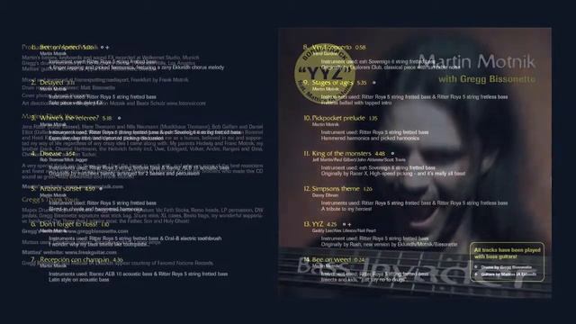 Martin Motnik with Gregg Bissonette - YYZ, feat. Mattias IA Eklundh, from the album Bass Invader смотреть онлайн