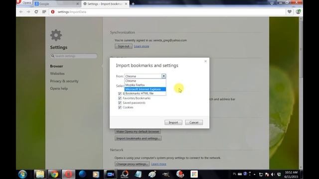 How to Import Bookmarks from Google Chrome to Opera Web Browser смотреть онлайн