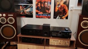 Домашний кинотеатр 5.1 Panasonic SA-HE70, подключил 5 колонок, извините Саба нет.