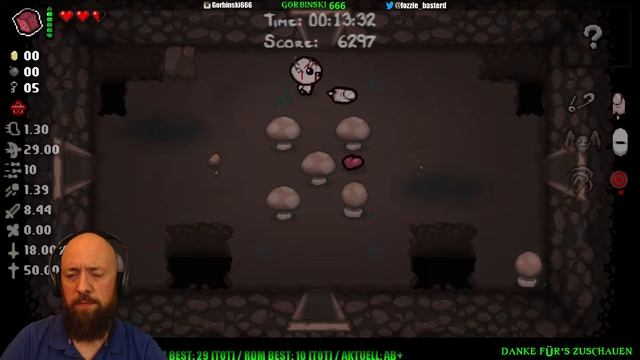 NO BOMBS NO MONEY ✿ Afterbirth PLUS + ✿ Let's Play german deutsch twitch facecam смотреть онлайн