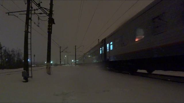 Тепловоз ТЭП70БС-??? с дополнительным пассажирским поездом смотреть онлайн