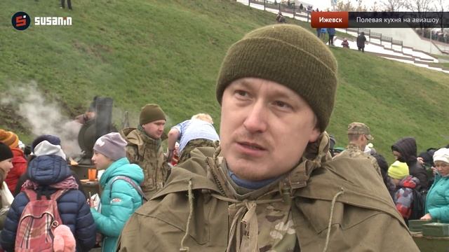 Полевая кухня во время авиашоу «Русских витязей» смотреть онлайн