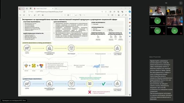 Совещание с МПТ и ФОИВ по Эксперименту по противодействию поставок некачественной пищевой продукции смотреть онлайн