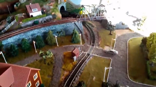 Звук макета и движение поездов. Sound layout and train movement. смотреть онлайн