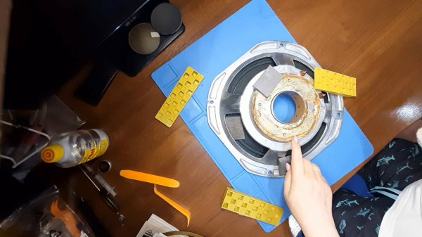 Ремонт НЧ динамиков от YAMAHA NS-1000M