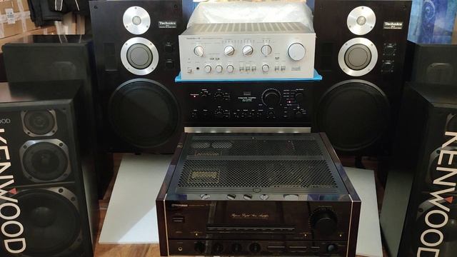 Усилитель Sansui AU-D707(1979г.в.) и Technics SB-8 смотреть онлайн