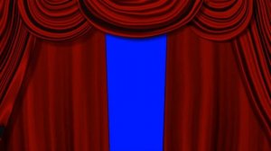 Футаж Театральный занавес с альфа каналом  3
