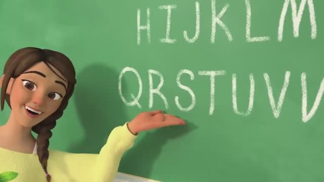 Детская песня " Учим алфавит A B C " на английском языке смотреть онлайн