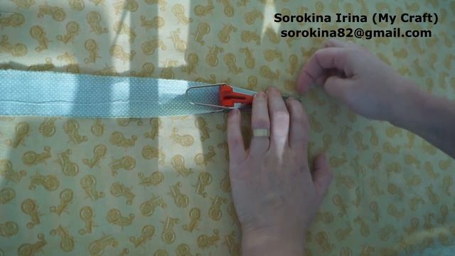 Bias tape maker / Приспособление для бейки смотреть онлайн