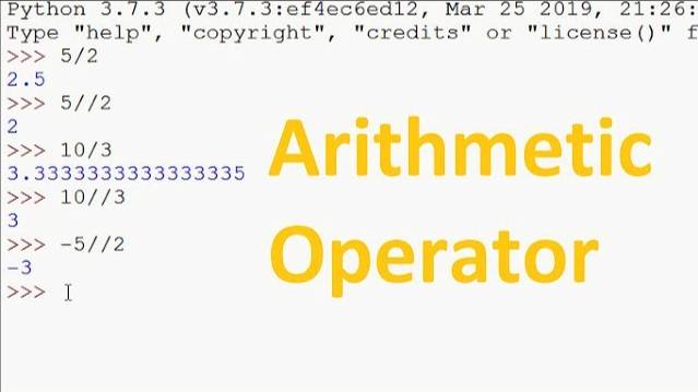 Basic Operators in Python - Arithmetic Operator | Python Tutorials смотреть онлайн