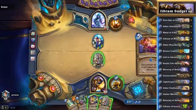 Starting my channel in a good way! - Budget Libram Paladin Deck - Hearthstone смотреть онлайн