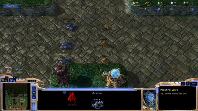 Starcraft 2 - (ARCADE) 225 - Mines and magic - Kombinace skeletonů смотреть онлайн