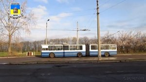 Черкасский троллейбус- Конечные "Грузовой порт" и "Улица Рустави", Поминальный день 19.04.2015