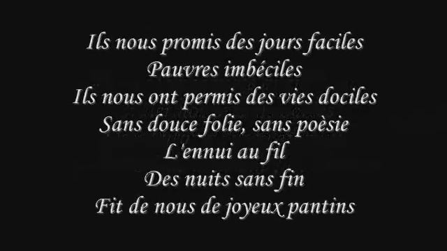 Mozart Opéra Rock  - Penser L'impossible Avec Paroles