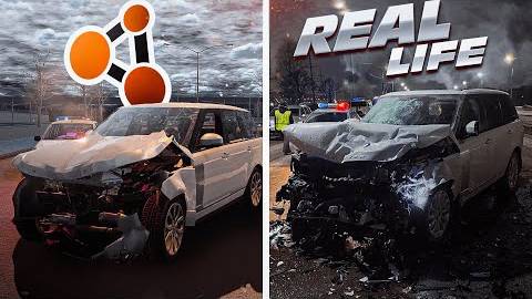 Аварии на реальных событиях в BeamNG.Drive #36 смотреть онлайн