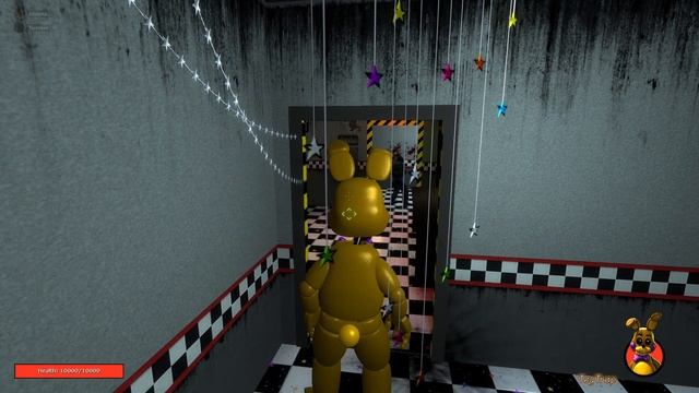 !АНИМАТРОНИКИ ПУГАЮТ ОХРАННИКА!